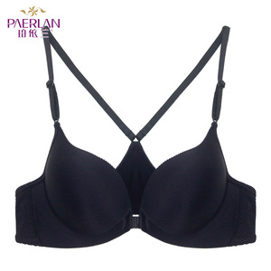 珀依兰无钢圈文胸新品 前扣文胸运动内衣 文胸背心式内衣女士胸罩