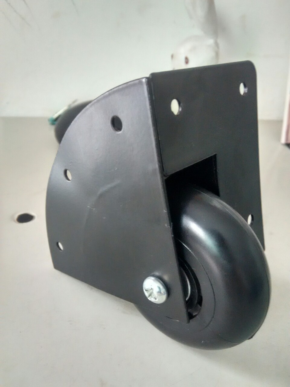 3寸直角包边轮 铝箱轮 航空箱轮子箱包五金配件 机箱配件