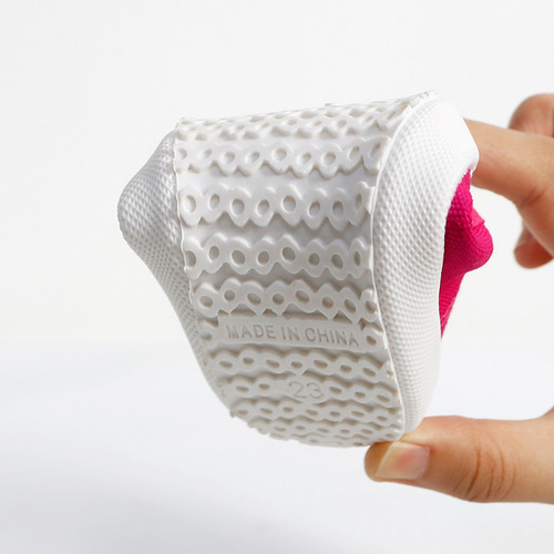 Nanlu Factory Children's Shoes Wholesale 2024 Children's Canvas Shoes Plain Mouth Slip-on Shoes with Elastic and Small Flower Patterns Square Mouth Girls' Shoes