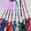 Spot manufacturer wholesale 1.0 small bone dog rope printing chest back cover pet traction rope rabbit rope