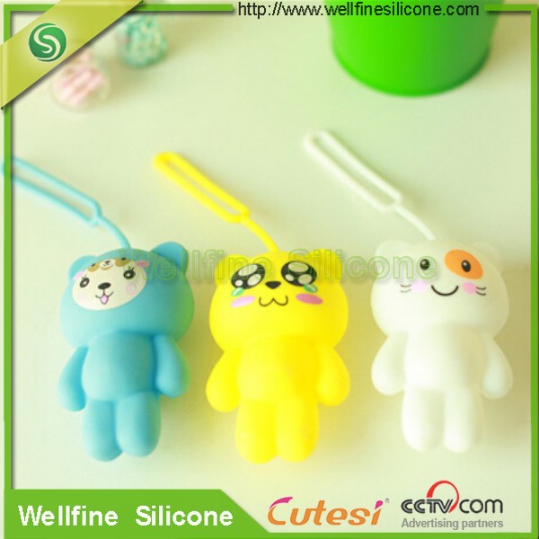 conew_cartoon silicone key cha