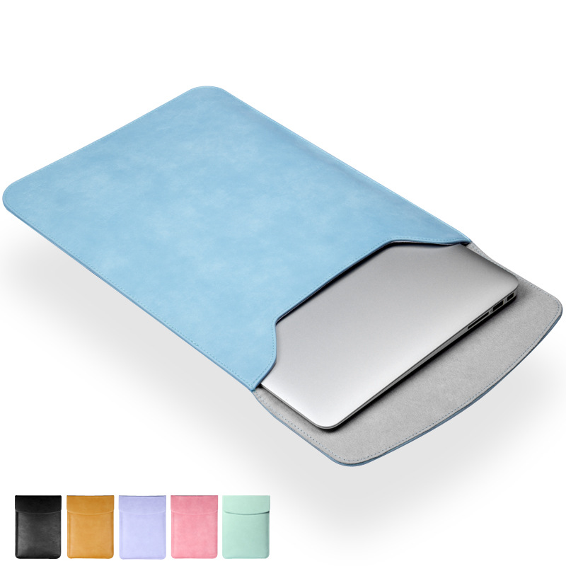 notebook macbook air Computer bag liner 11 12 pro13 15 protect Leather sheath Customized wholesale