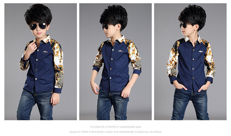 Chemise garcon à manche longue - Ref 2076141 Image 13