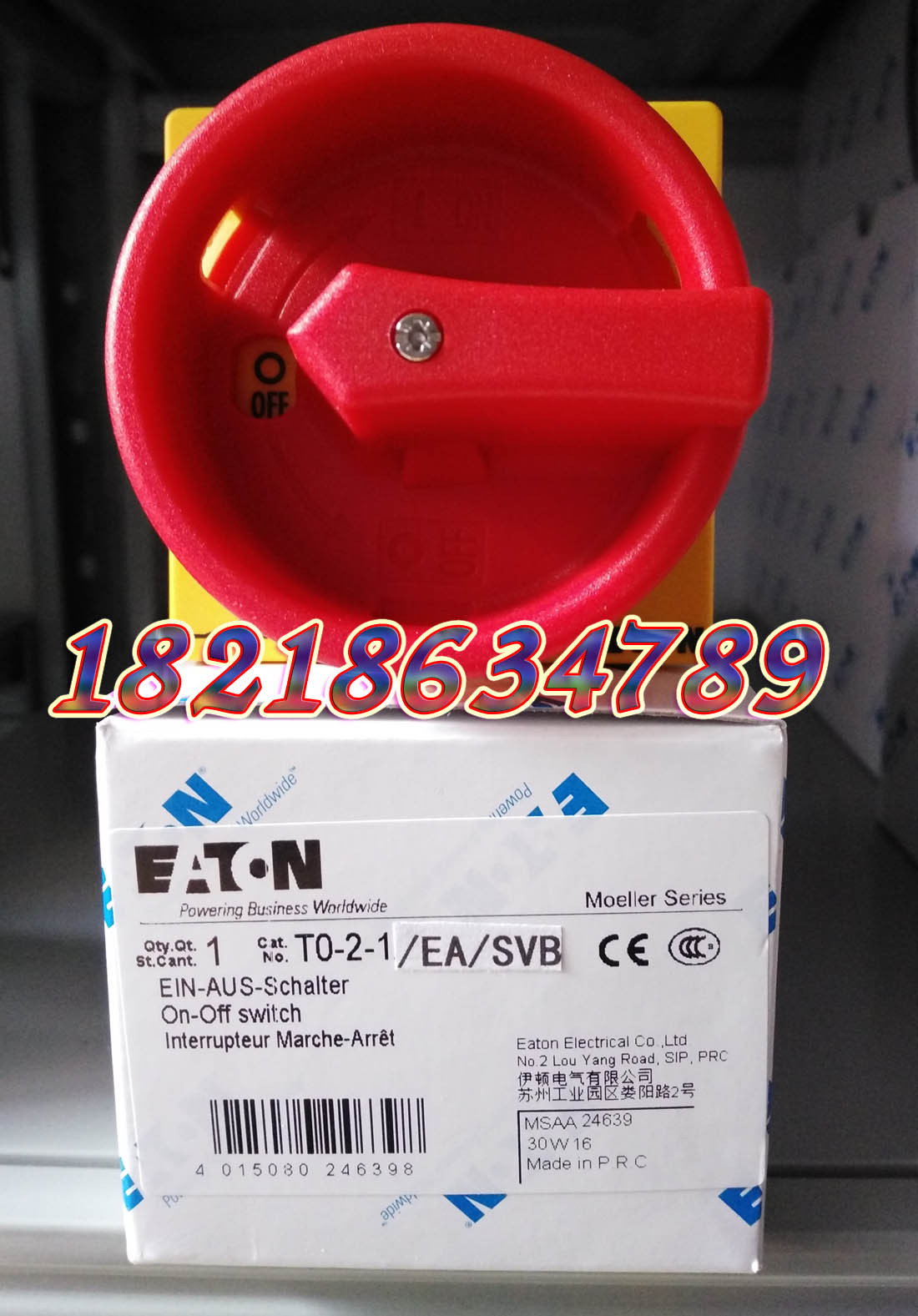 EATON 穆勒T0-2-1/EA/SVB 20A凸轮开关,正品现货TO-2-1