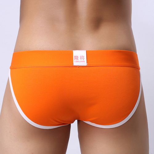 Longjiang men's underwear U-convex sexy breathable cotton young men's briefs fashionable pants dropshipping 410