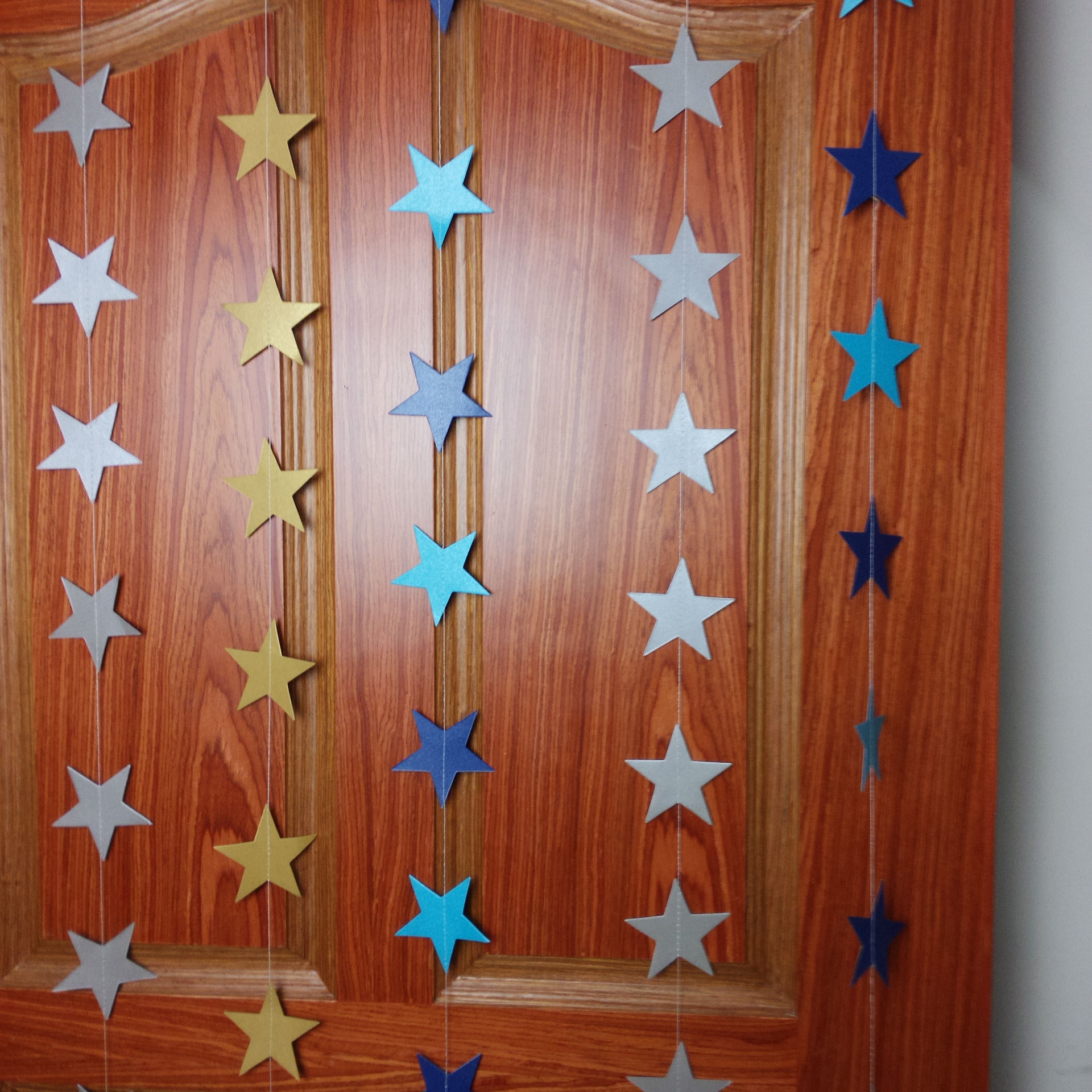 Гирлянда из звездочек своими руками из бумаги