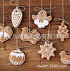 Ceramics for elderly, Christmas decorations, pendant, with snowflakes, Birthday gift, wholesale