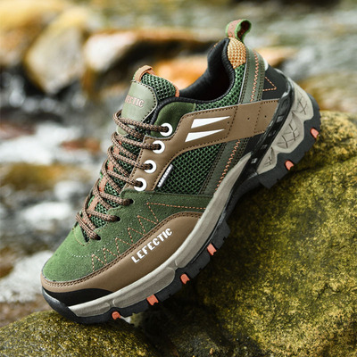 Cross border Foreign trade Men's Shoes Spring and autumn season Climbing shoes Outdoor Shoes cross-country Climb Hiking shoes ventilation Travel? gym shoes