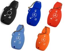 奔馳M級 R級 GLK SLK CLS300 350 GLE S500硅膠鑰匙包 汽車鑰匙套