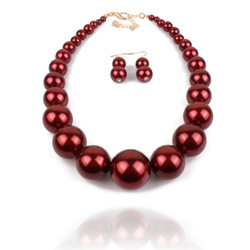 Occident and the United States pearlnecklace (creamy-white)NHCT0044-creamy-white