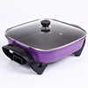 Factory wholesale Korean multi -use electric hot pot Sifang pot electric cooker frying pot electric pot frying all -in -one gift pot