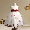  spring and summer skirts princess dress clothing studio butterfly flower girl dress skirt wholesale wedding dress f