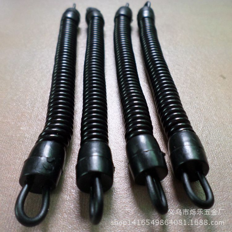 廠家批發塑料彈簧挂繩 PU彈簧 EVA小彈簧挂繩 環保鑰匙扣彈簧繩