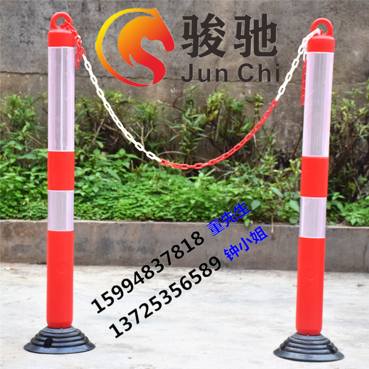 塑料警示柱不倒翁防撞警示柱分道柱 反光路桩 道口道路标柱标志桩