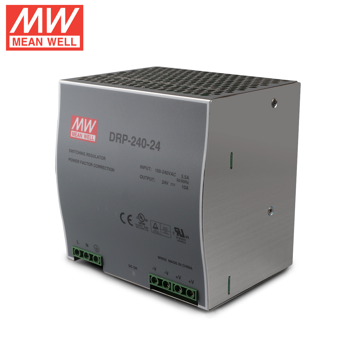 ȫ��ԭװ̨��MEAN WELL��γ�����Դ DRP-240-24 240W 24V 10A