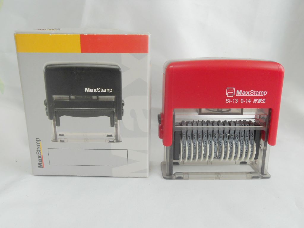 ��ƷMaxStampӡ�� SI-13 0-14������ӡ�� 14λ���ֺ��뷭��ӡ��