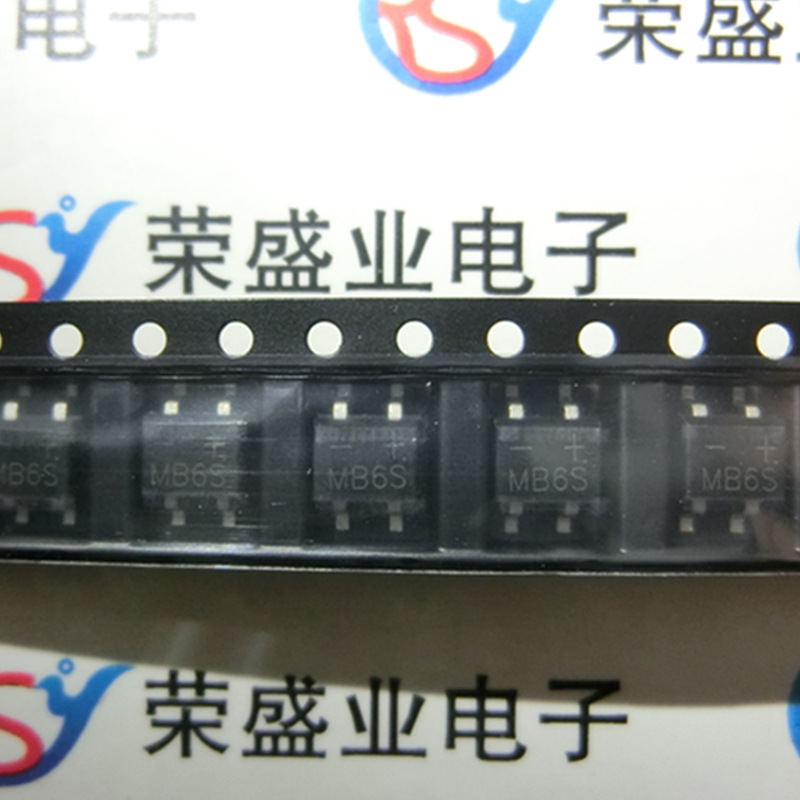 MB6S MB6  MB10S SOP4  贴片二极管桥堆 整流器 整流桥 现货供应