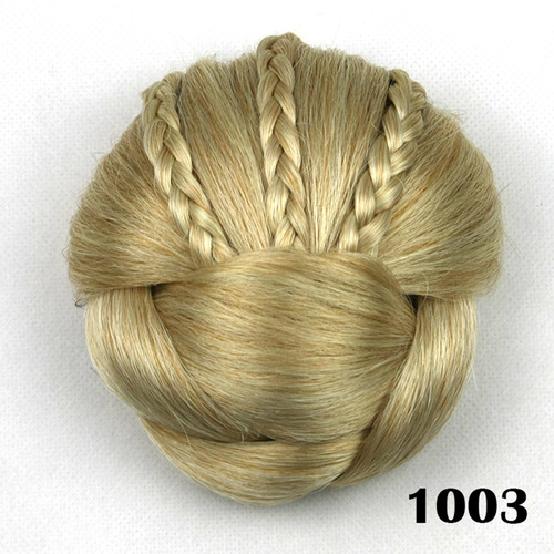 AliExpress Supply New Hair Bags High Temperature Wire Braids Ladies Bun Wigs Wholesale