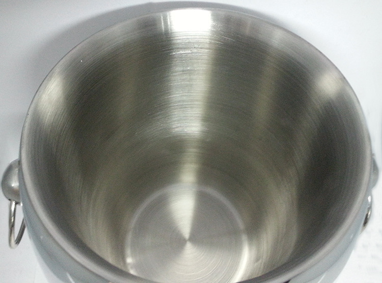 Factory direct sales of stainless steel French double-eave champagne barrels, hotel, KTV and bar ice cube barrels, double-layer insulated champagne barrels detail image 6