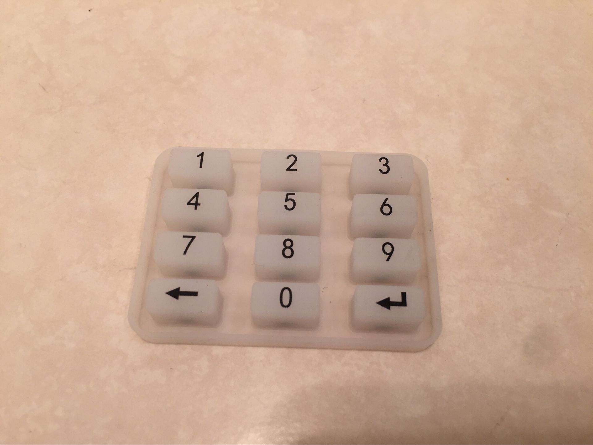 宁波导电橡胶按键模具制造 智能电表火表硅胶按键印字喷涂按键