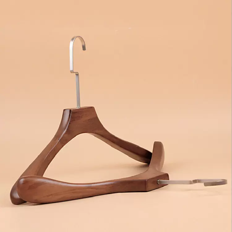 高档实木衣架豪华木质衣架复古色男女装衣挂西装衣架木质衣架批发