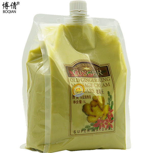 Nutritious massage cream with ginger for scalp