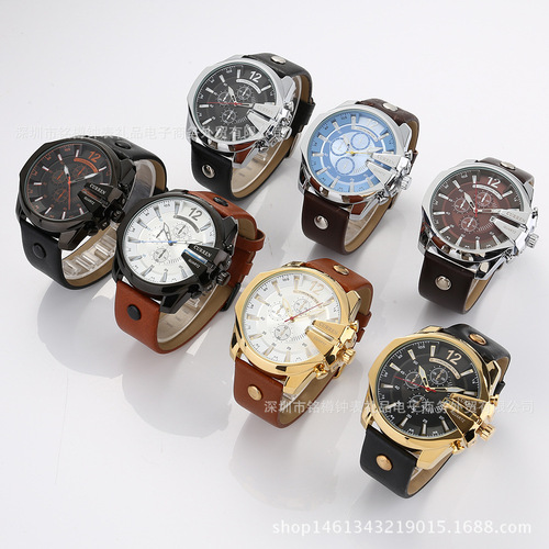 CURREN 8176 men's watch leather watch calendar watch sports waterproof quartz watch