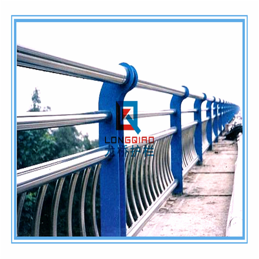 沈阳不锈钢桥梁护栏/不锈钢桥梁复合管河道护栏/龙桥护栏专业订制