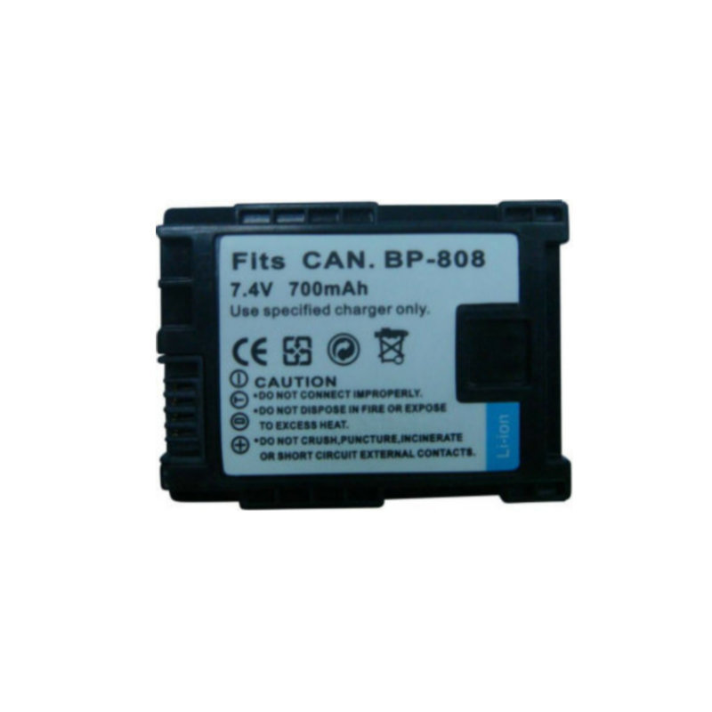 适用佳能 BP-808 BP-809 BP808 HFS11 HFS100 HF21 FS300 电池