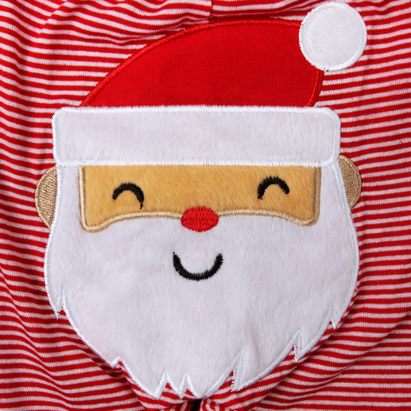 Julset för baby med bodysuit och byxor för flickor tomte_voghion.com