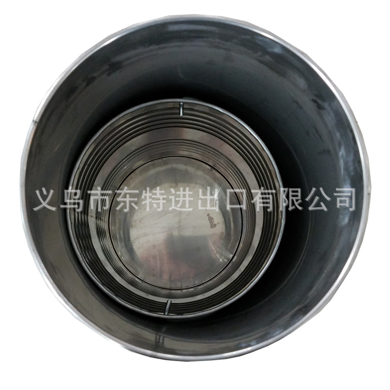 厂家直销不锈钢翻盖垃圾桶家用宾馆酒店商场果皮桶高档卫生桶详情图7