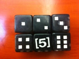 19# transparent gray dice 19mm square angle 19# right angle dice 5 points to number 5 tail single export foreign trade
