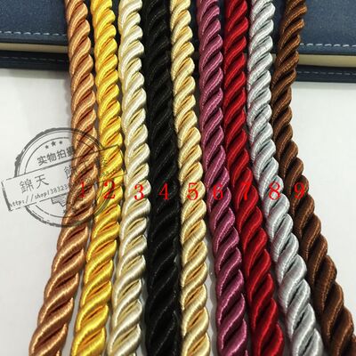 [Kam day]Curtain curtain valance The flower decorate rope sofa Home textiles Twisted rope