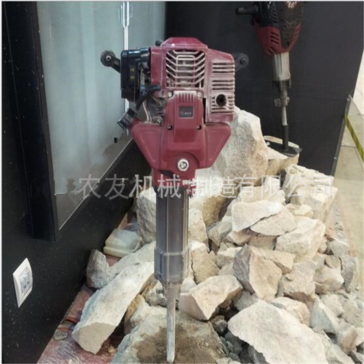 便携式汽油冲击夯 建筑破碎冲击锤 石头专用破碎机