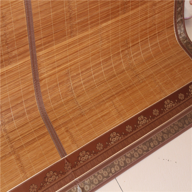 厂家直销安吉竹凉席 1.5米1.8米席子双面席 磨光席 折叠竹制席子|ru