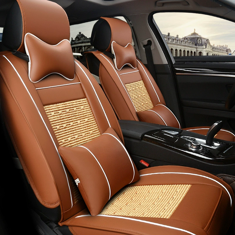 ОК! 17 Новая Автомобильная подушка денье Новый кожаный чехол для сиденья Four Seasons General автомобильный чехол для подушки сиденья