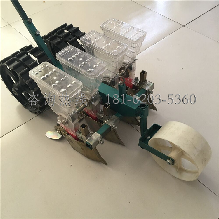 人力四行播种机价格 手提式播种机 菠菜精播机