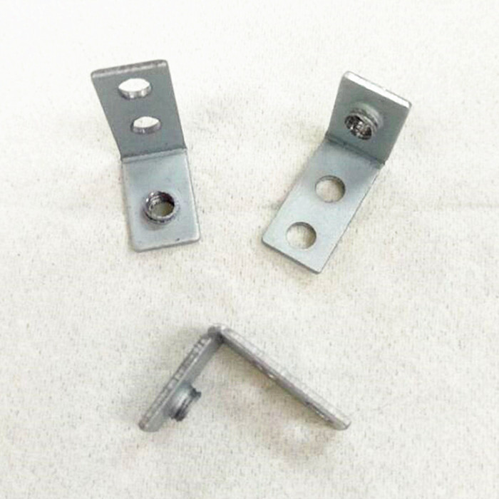 冲压件开模L型直角压条码PCB固定码压线锁屏支架定位架M3现货