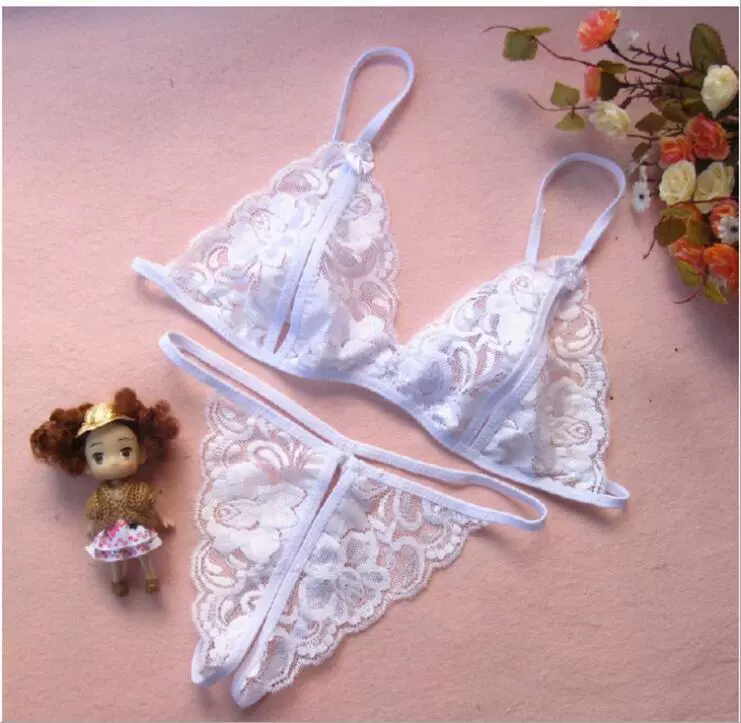 Sexy underwear, multicoloured bra, set