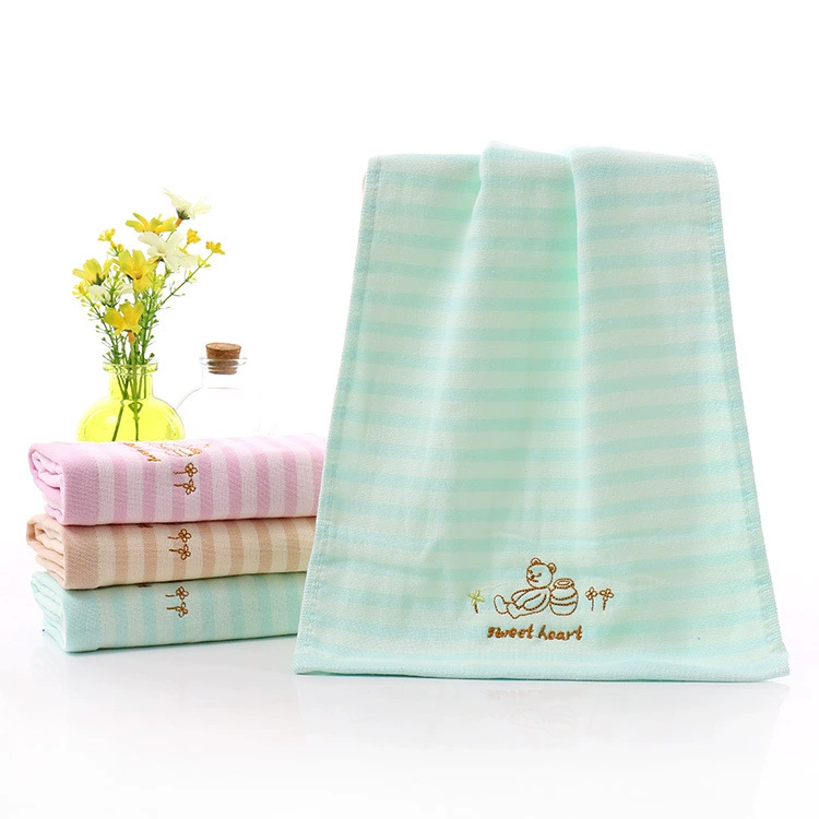 Cartoon gauze towel for kindergarten, 2021 collection, wholesale