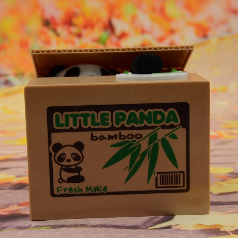 Super cute piggy bank Panda cartoon Piggy bank children originality Piggy bank lovely Sounds A birthday present