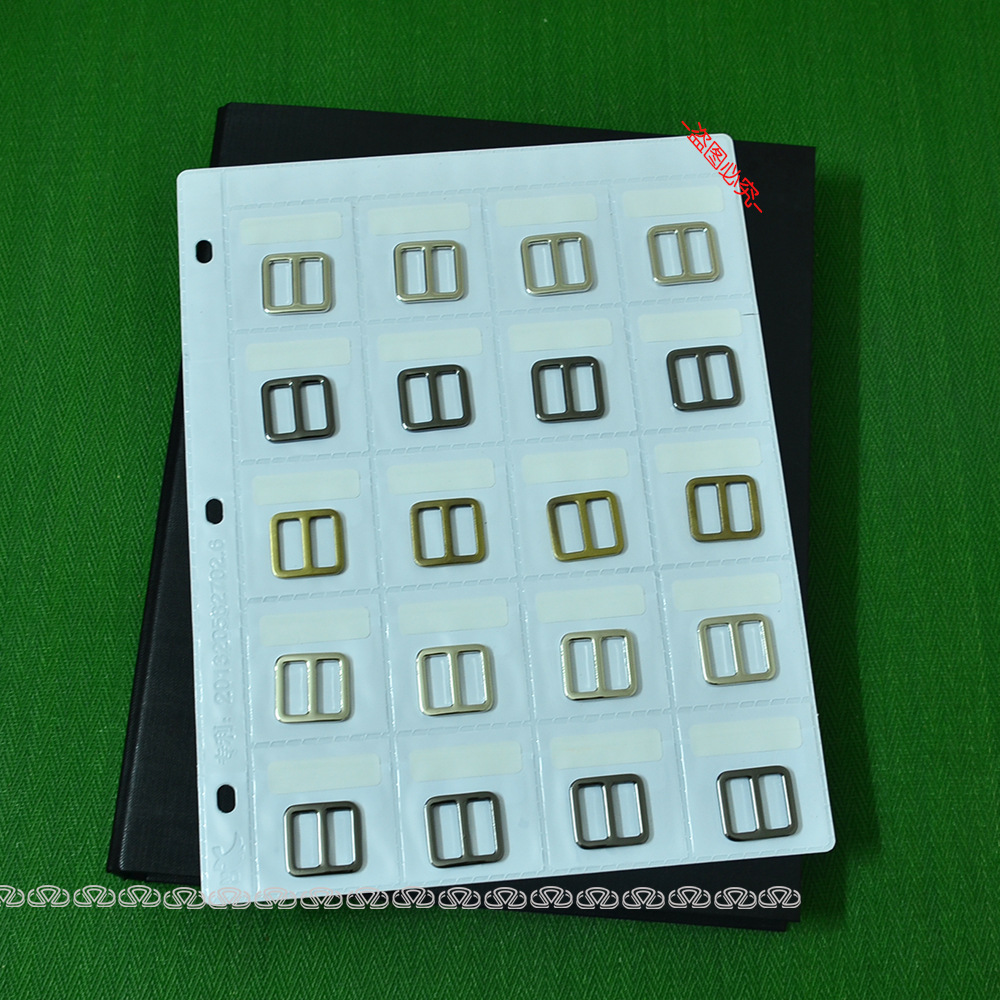 批发20宫格样品袋五金钮扣高品质收纳袋多格辅料袋可加印LOGO