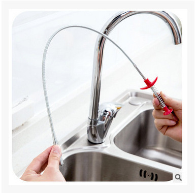 Zuibo Kitchen Sewer Dredge Spring Pipe Dredge Tool Household Hair Hair Cleaner