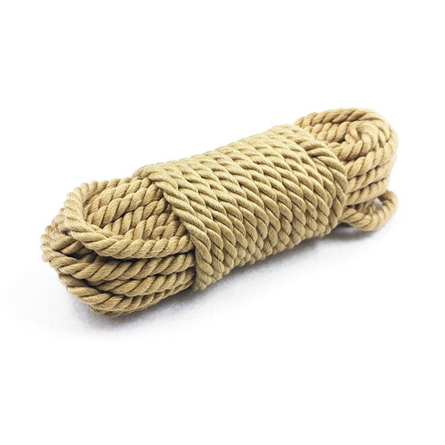 SM sex and love toys, male and female training equipment, binding and bondage, 10 meters imitation hemp rope, flirting rope, art turtle binding rope