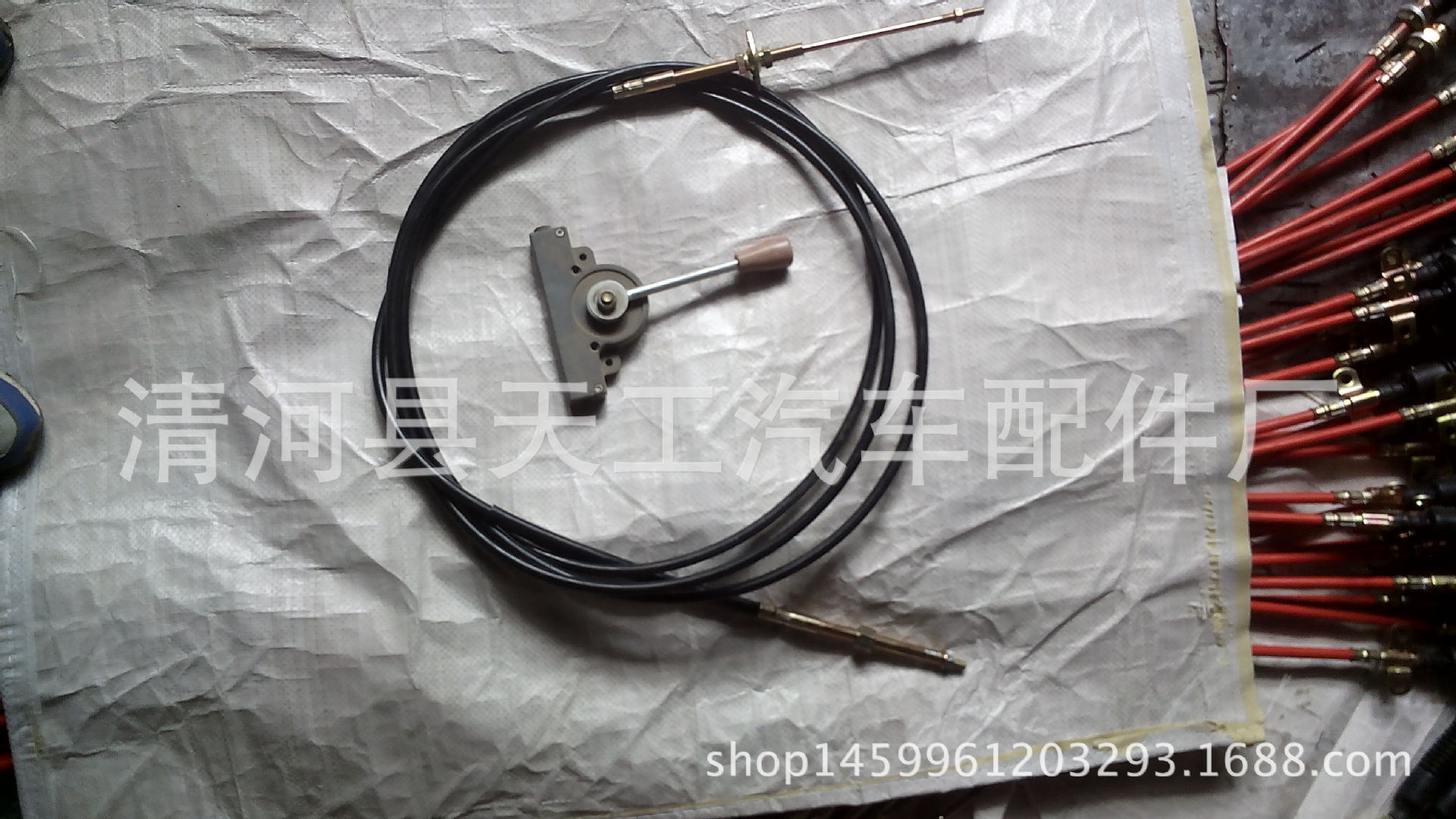 翻斗液压泵拉线
