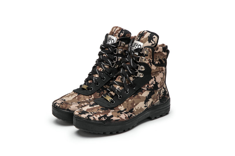 Bottes militaires en toile - porter - Ref 1397086 Image 7