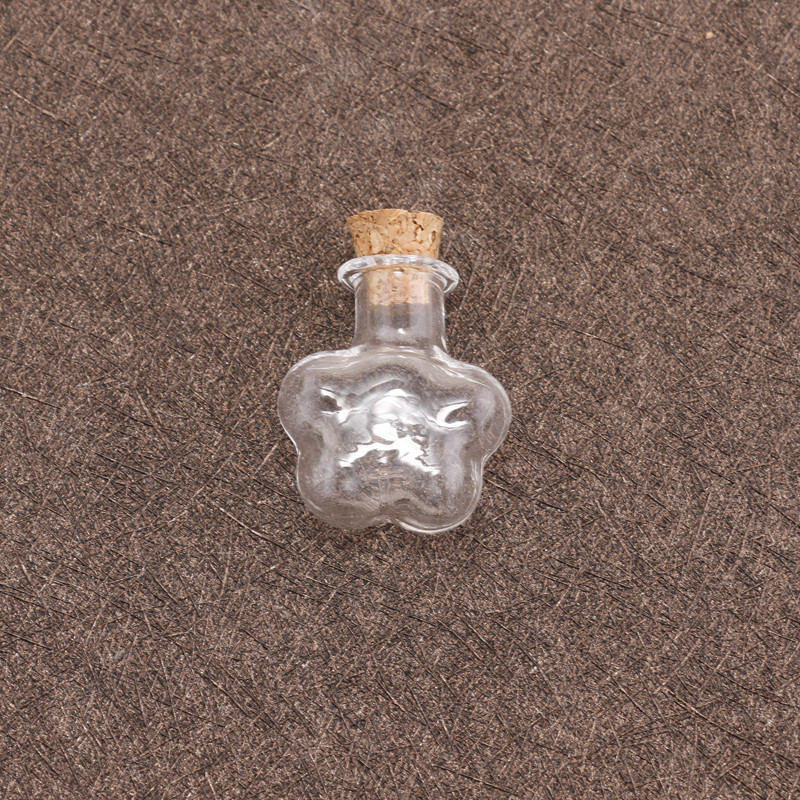 5g Weight Ornaments Jewelry Making Type 2.5-3CM Jewelry Making Size Drift bottle Classification 1 Piece Quantity Wooden plug, Glass Material Geometric Pattern Simple Style Style 1 Piece 2.5-3CM Wooden Plug Glass Geometric Drift Bottle 37