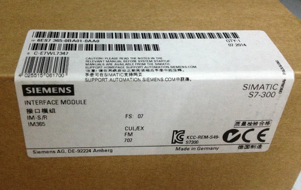 ȫԭװƷ  6ES7365 6ES7 365-0BA01-0AA0