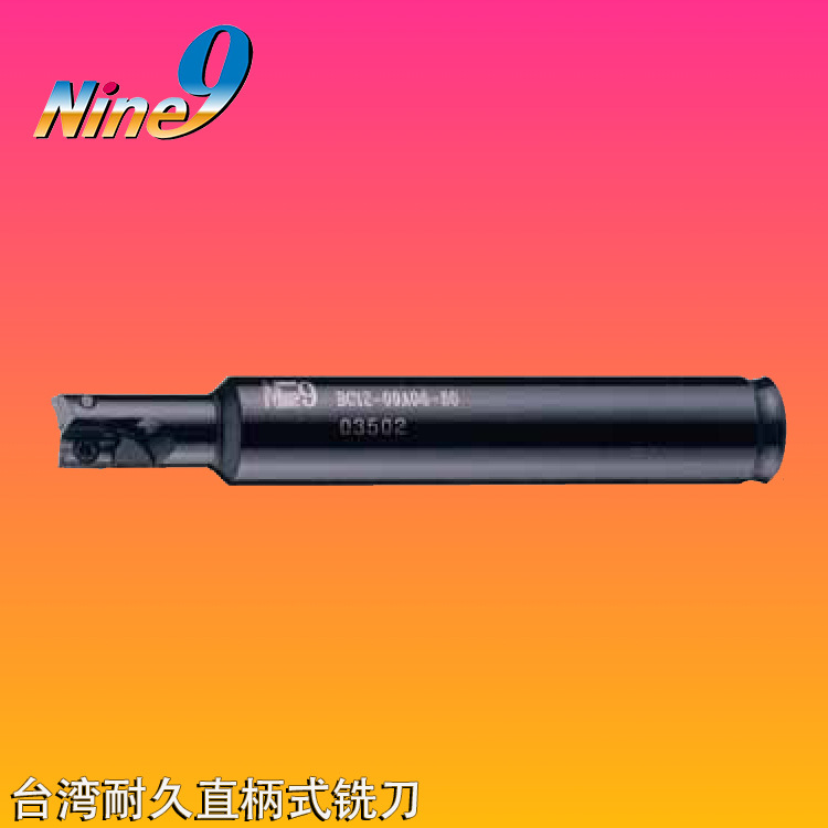 台湾Nine9耐久直柄式銑刀BC10-10A06-100装刀片铣刀杆