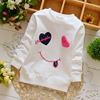 Zhejiang Huzhou children's clothing new autumn new children's clothing little girl pattern manufacturer hot batch foreign trade children's T -shirt